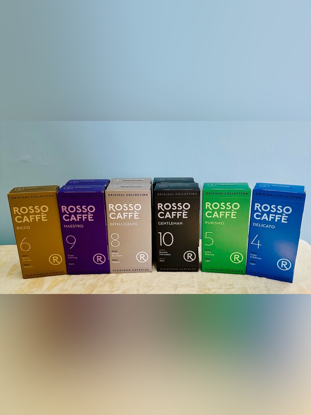 Rosso Caffe Original Collection ~9 Variety Packs For NESPRESSO Original Machines - Picture 8 of 14